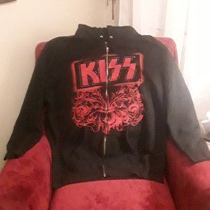 Kiss Zip Up Hoodie
